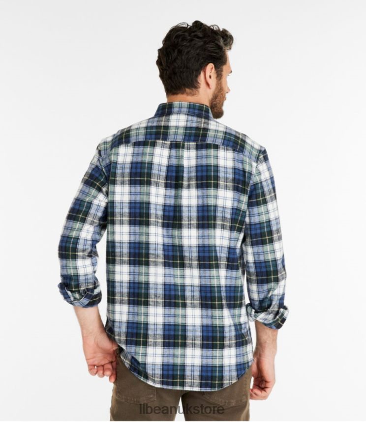 Clothing L.L.Bean Scotch Plaid Flannel Shirt Cranston Men 0VRR666570