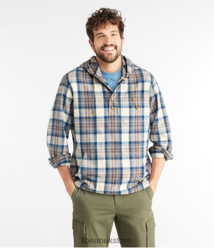 Clothing L.L.Bean Scotch Plaid Flannel Shirt Swan Tartan Men 0VRR666009