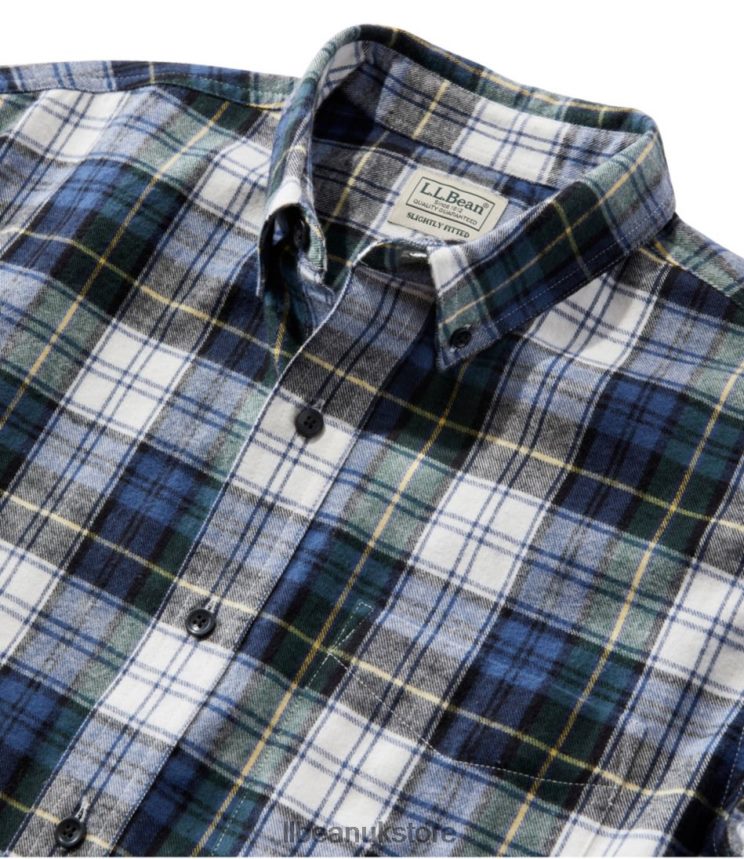Clothing L.L.Bean Scotch Plaid Flannel Shirt Vintage Red Rob Roy Men 0VRR664860