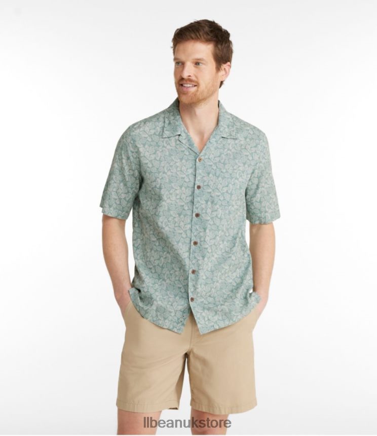 Clothing L.L.Bean Tropics Shirt Mineral Red Geo Men 0VRR662993