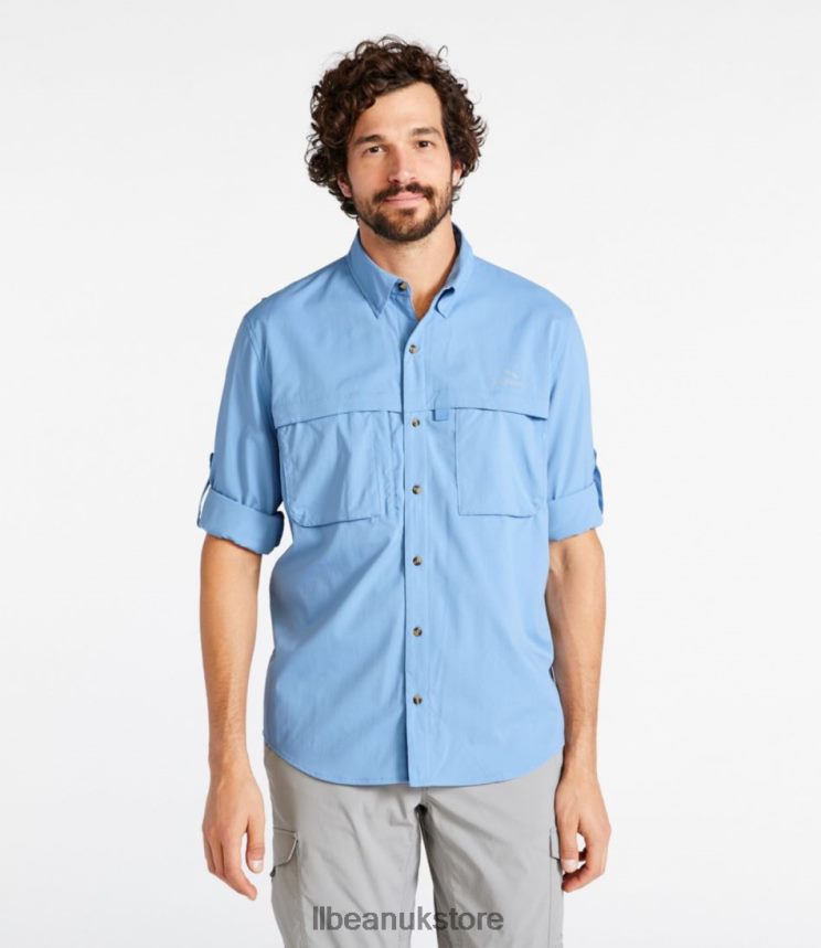 Clothing L.L.Bean Tropicwear Shirt Dusty Sage Men 0VRR666948