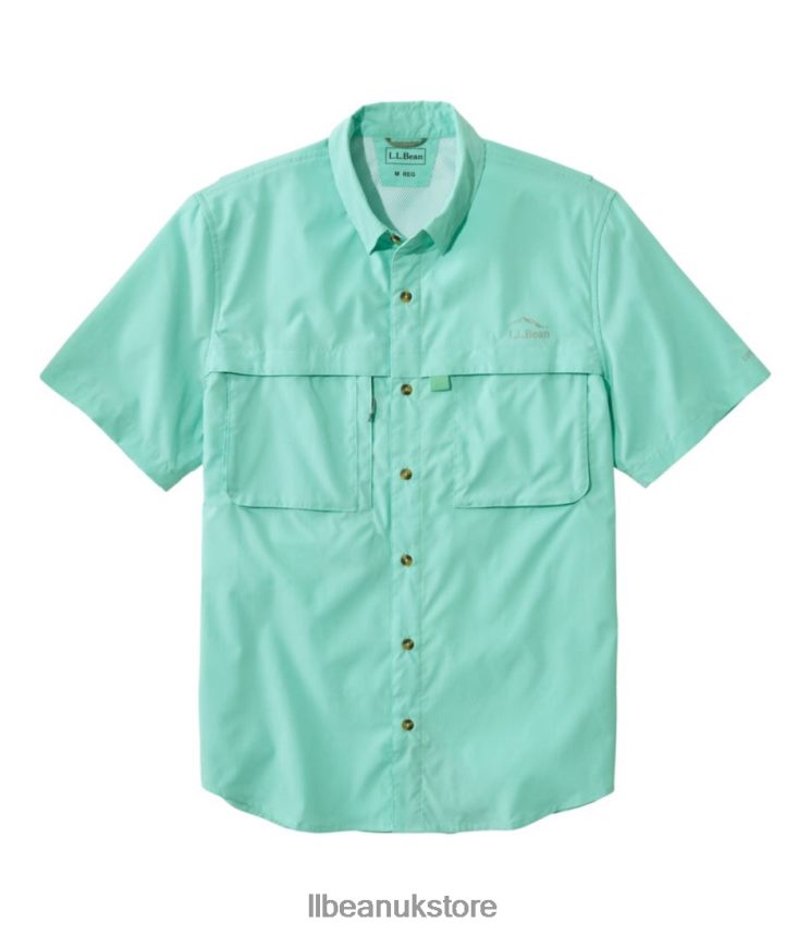 Clothing L.L.Bean Tropicwear Shirt Faded Jade Men 0VRR665797