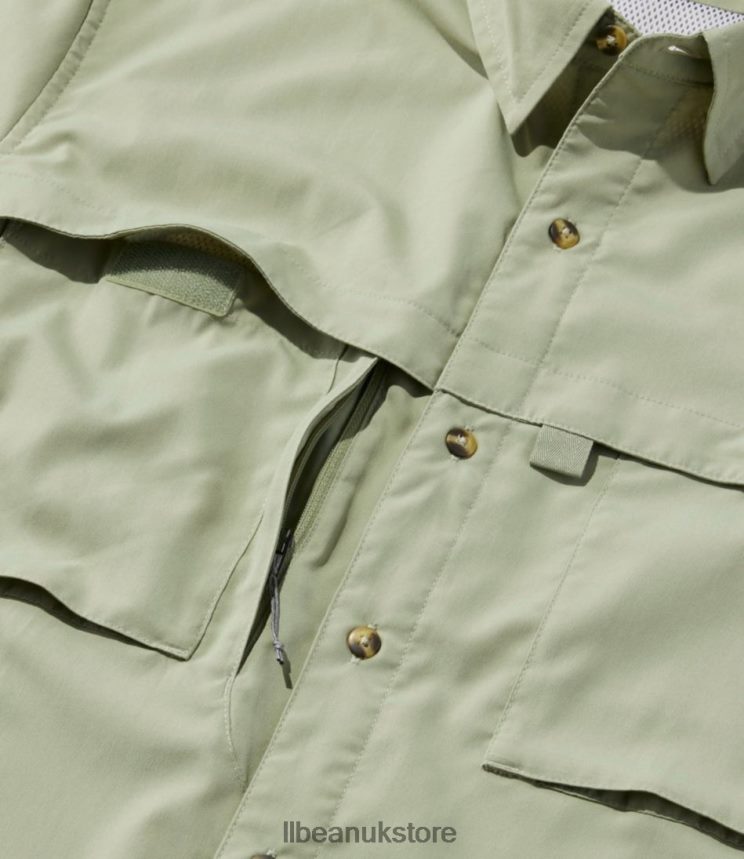 Clothing L.L.Bean Tropicwear Shirt Faded Jade Men 0VRR665797