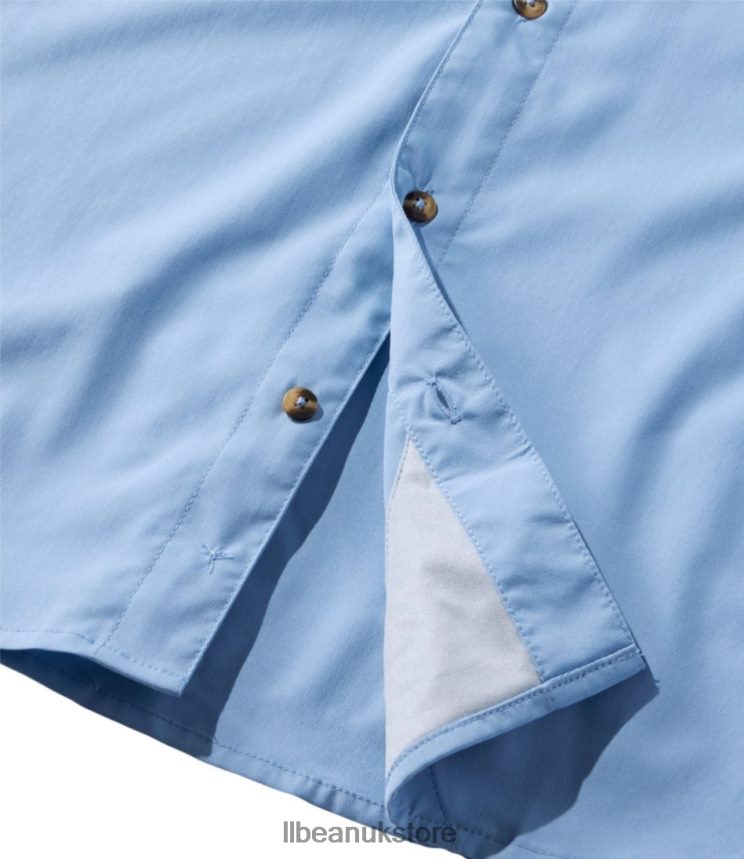 Clothing L.L.Bean Tropicwear Shirt Mineral Blue Men 0VRR663134