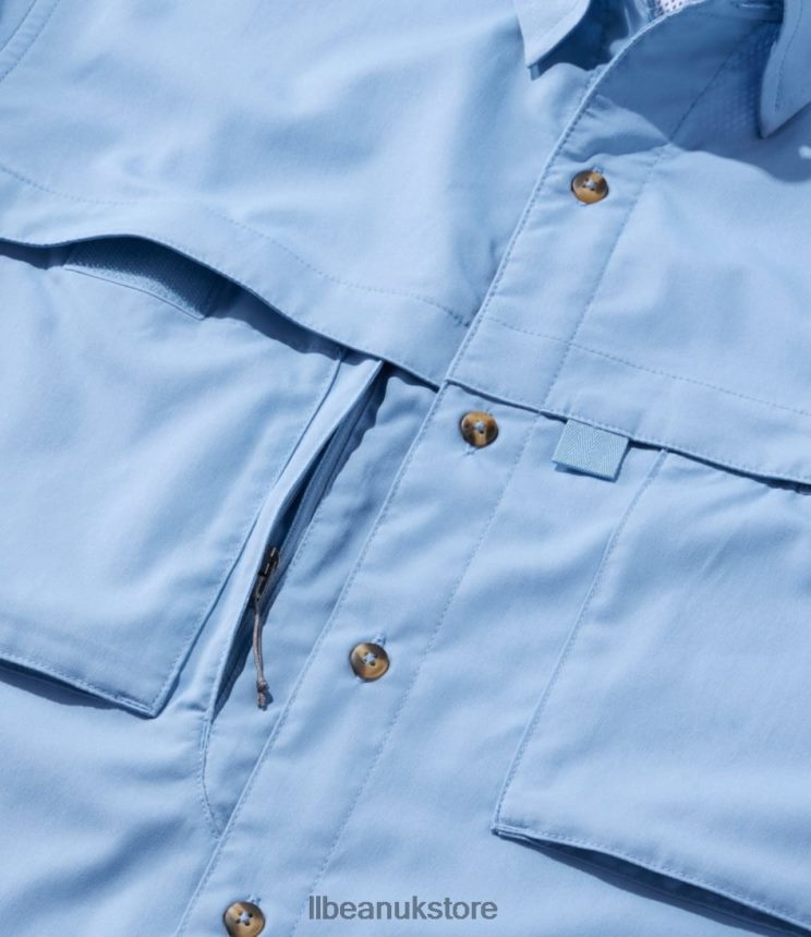 Clothing L.L.Bean Tropicwear Shirt White Men 0VRR666504