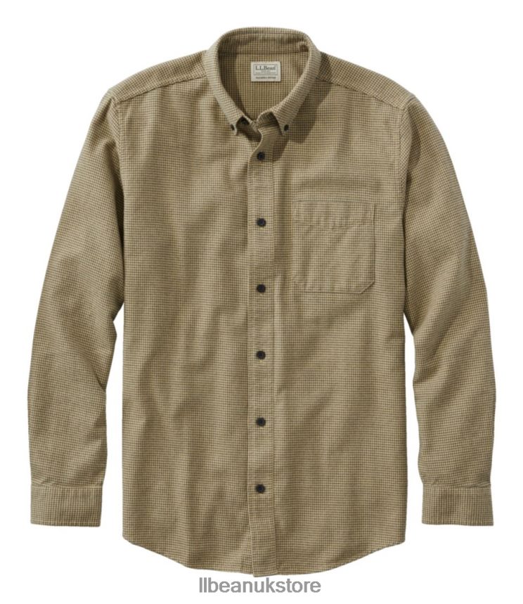 Clothing L.L.Bean Wicked Good Flannel Shirt Mustard Men 0VRR66501