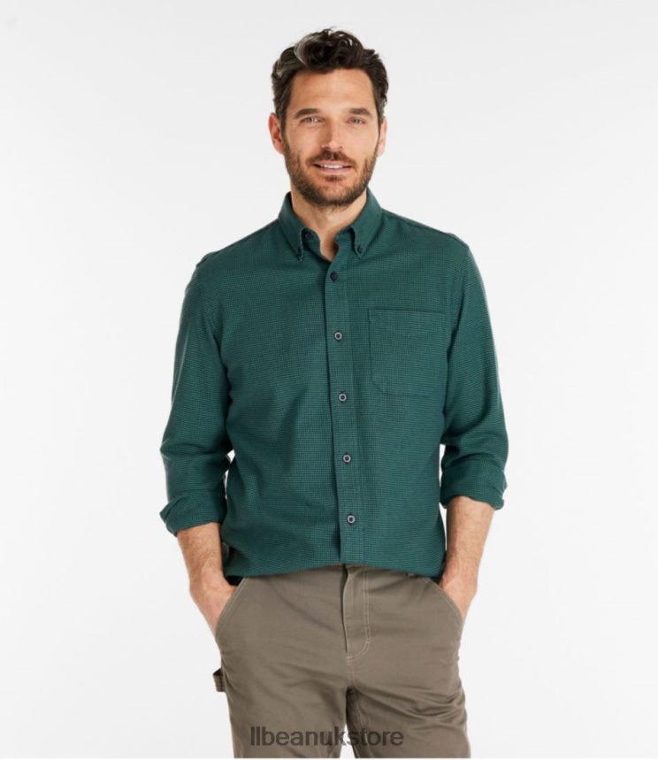 Clothing L.L.Bean Wicked Good Flannel Shirt Mustard Men 0VRR66501
