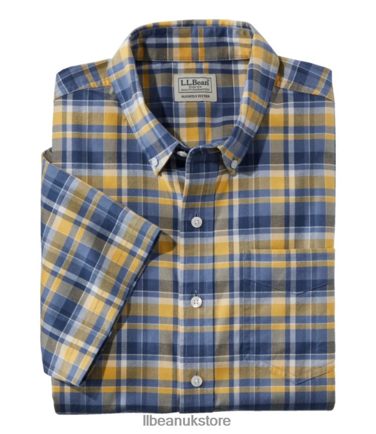 Clothing L.L.Bean Comfort Stretch Oxford Goldenrod Men 0VRR665781