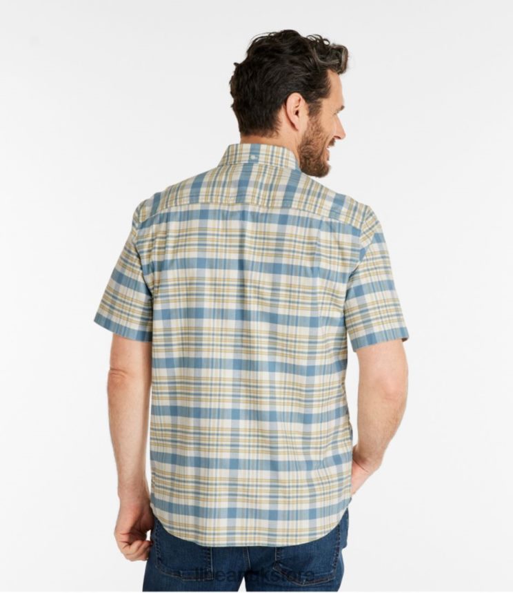 Clothing L.L.Bean Comfort Stretch Oxford Mid-Blue Men 0VRR664734