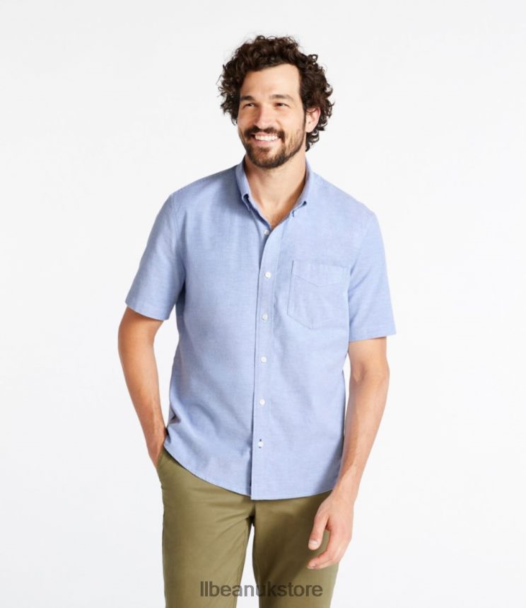 Clothing L.L.Bean Comfort Stretch Oxford Shirt White Men 0VRR663258