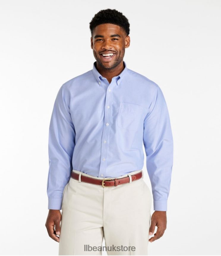 Clothing L.L.Bean Wrinkle-Free Classic Oxford Cloth Shirt Sun Men 0VRR665984
