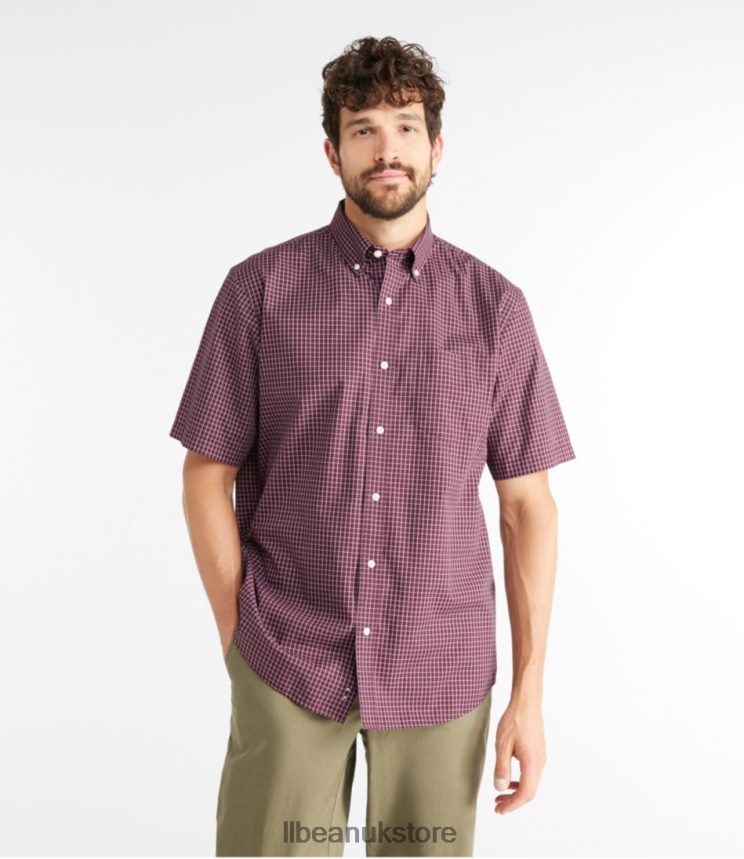 Clothing L.L.Bean Wrinkle-Free Kennebunk Sport Shirt Emerald Spruce Men 0VRR663481