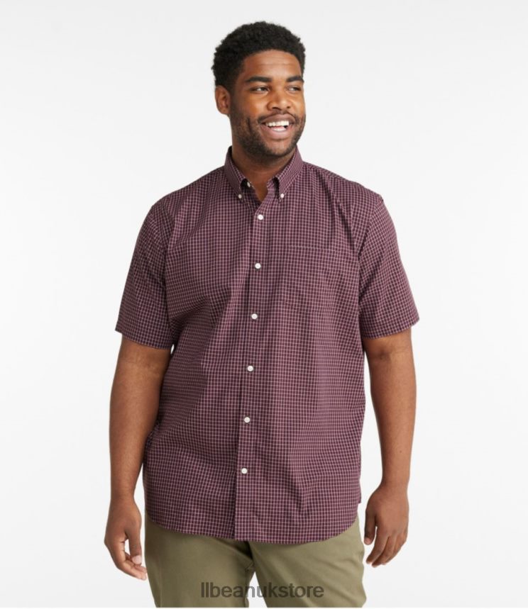 Clothing L.L.Bean Wrinkle-Free Kennebunk Sport Shirt Emerald Spruce Men 0VRR663481