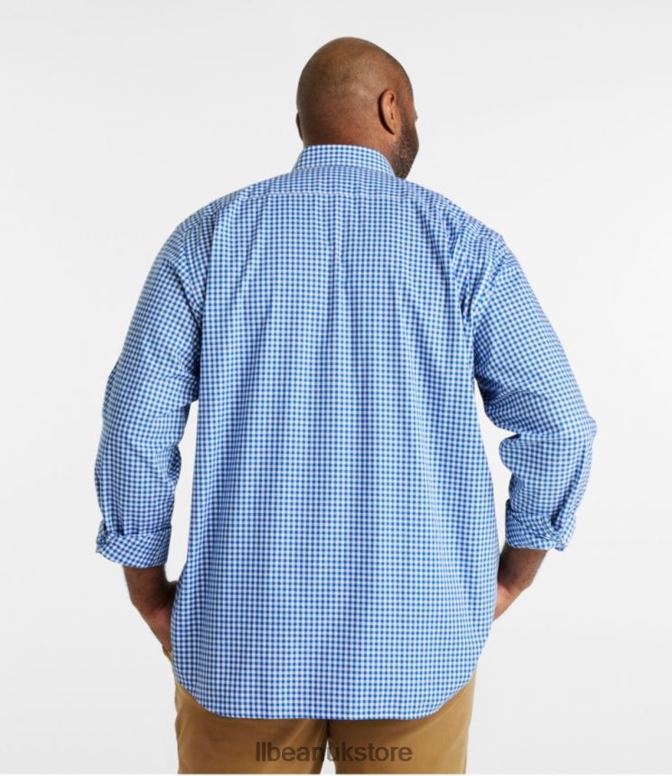 Clothing L.L.Bean Wrinkle-Free Kennebunk Sport Shirt Light Everglade Men 0VRR6684