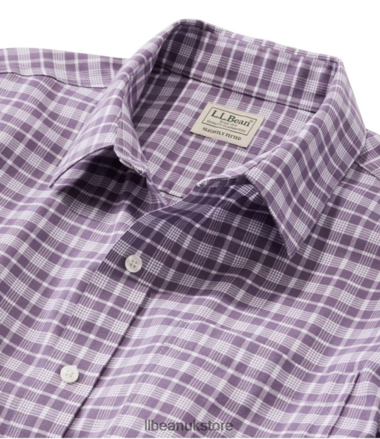 Clothing L.L.Bean Wrinkle-Free Ultrasoft Brushed Cotton Shirt Deep Olive Men 0VRR666525