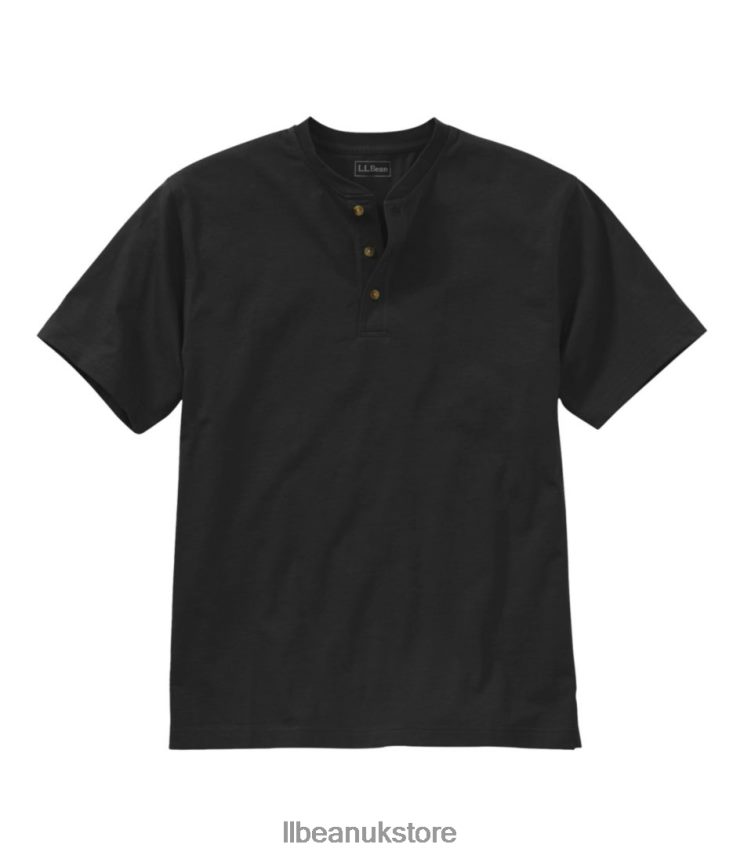 Clothing L.L.Bean Carefree Unshrinkable Tee Black Men 0VRR666899