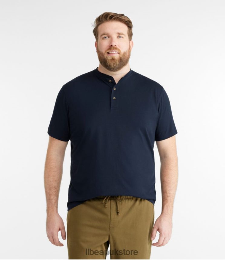 Clothing L.L.Bean Carefree Unshrinkable Tee Dark Breton Red Men 0VRR6657