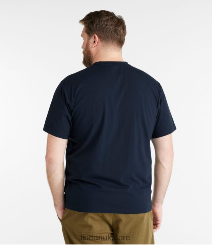 Clothing L.L.Bean Carefree Unshrinkable Tee Gray Heather Men 0VRR665693