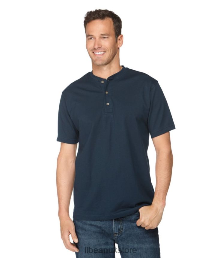 Clothing L.L.Bean Carefree Unshrinkable Tee Ocean Blue Men 0VRR666436