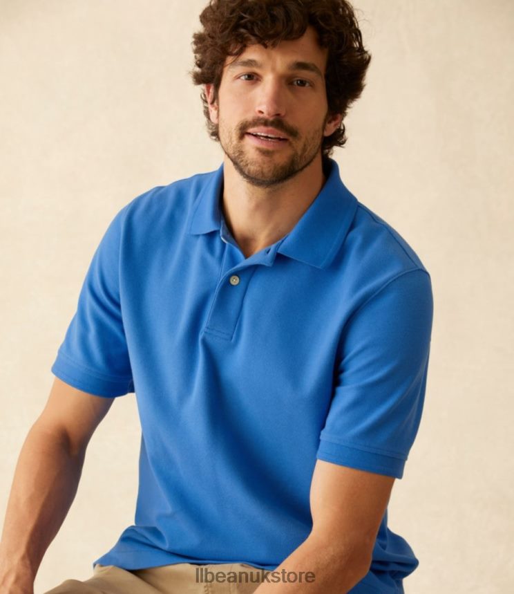 Clothing L.L.Bean x Double L Premium Polo Banded Juniper Men 0VRR664587