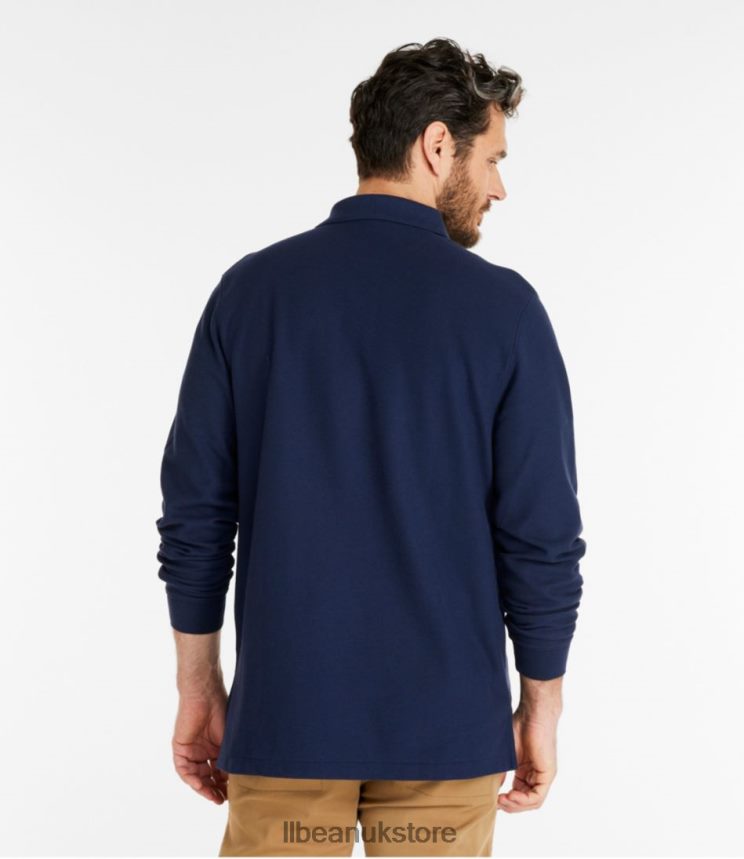 Clothing L.L.Bean x Double L Premium Polo Deep Sapphire Men 0VRR666506
