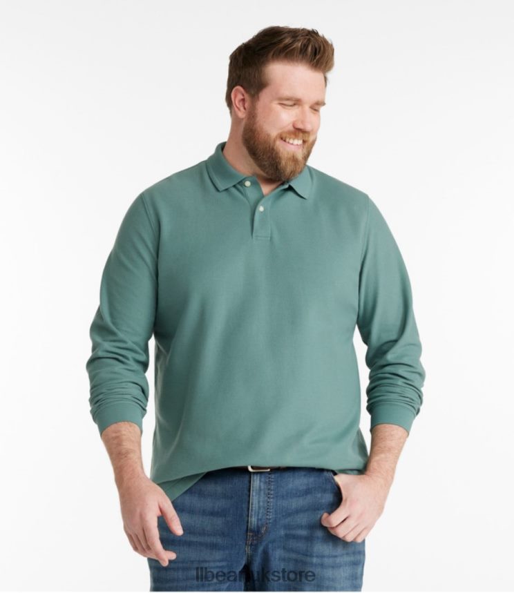 Clothing L.L.Bean x Double L Premium Polo Deep Sapphire Men 0VRR666506