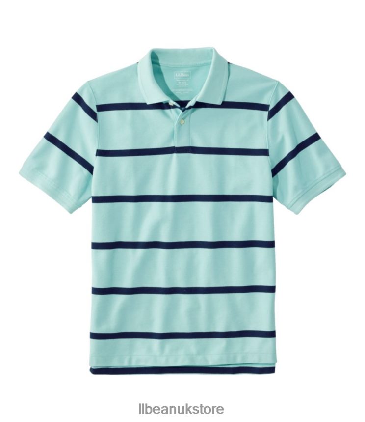 Clothing L.L.Bean x Double L Premium Polo Pale Turquoise/Classic Navy Men 0VRR66248