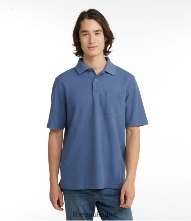 Clothing L.L.Bean x Double L Premium Polo Vintage Indigo Men 0VRR662999