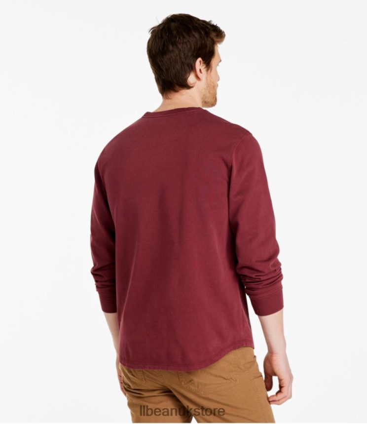 Clothing L.L.Bean BeanBuilt Cotton Tee Gray Heather Men 0VRR666921