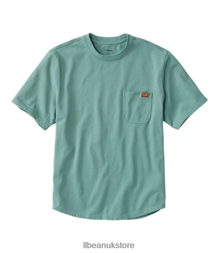 Clothing L.L.Bean BeanBuilt Cotton Tees Sea Pine Men 0VRR665806