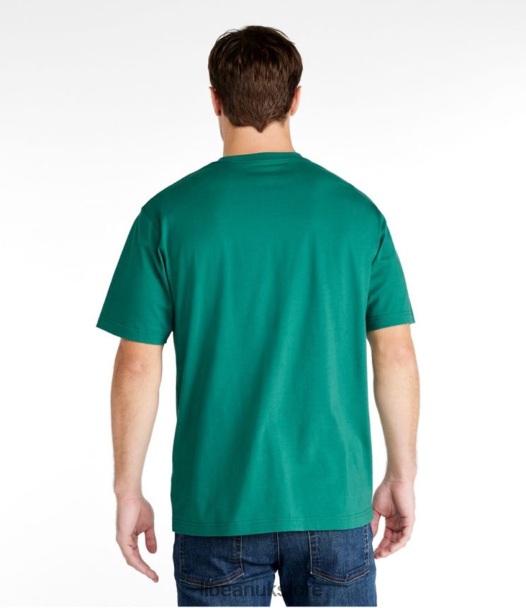 Clothing L.L.Bean Carefree Unshrinkable Tee Navy Men 0VRR664712