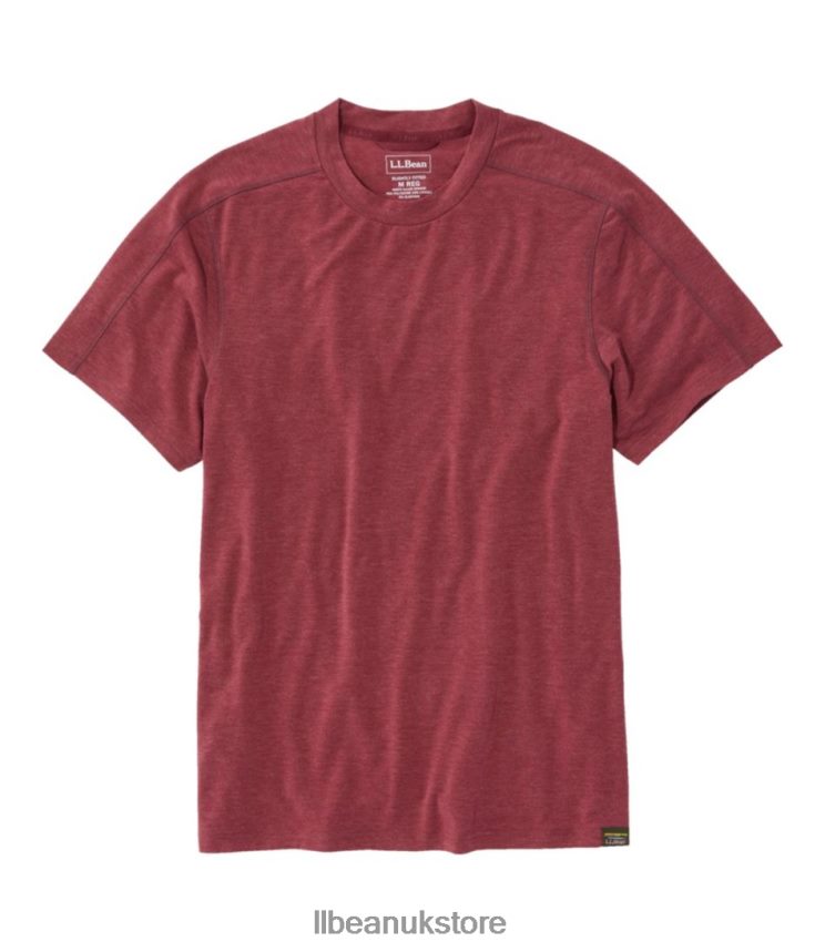 Clothing L.L.Bean Everyday SunSmart Tee Red Wine Men 0VRR666946
