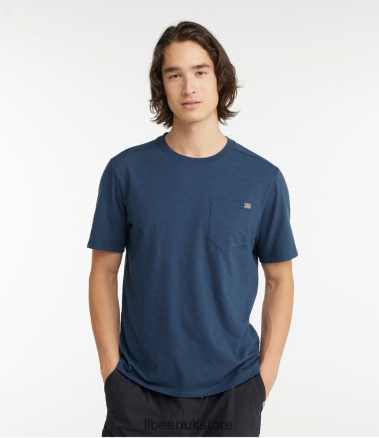 Clothing L.L.Bean Explorer Slub Tee Quarry Gray Men 0VRR666972