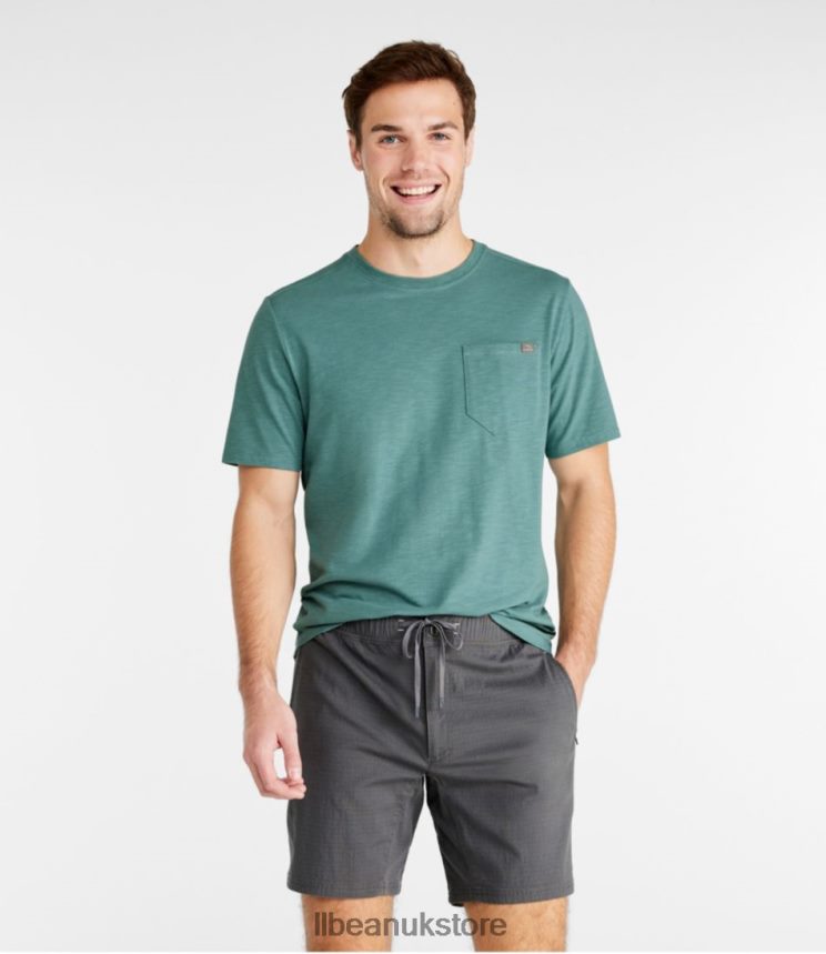 Clothing L.L.Bean Explorer Slub Tee Quarry Gray Men 0VRR666972