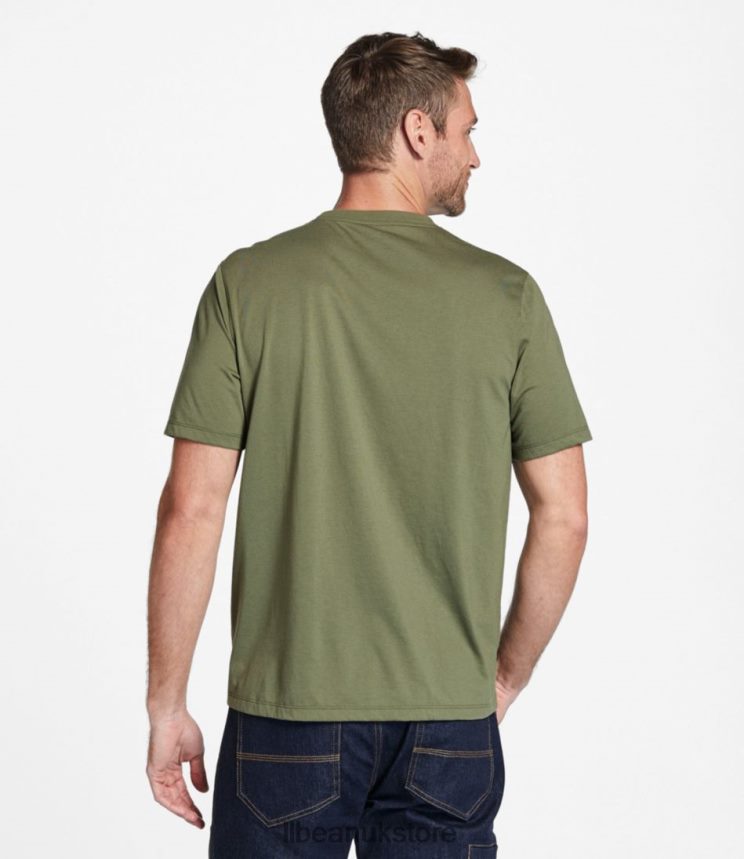 Clothing L.L.Bean Hunter's Graphic Tee Iron Blue/Moose Men 0VRR666993