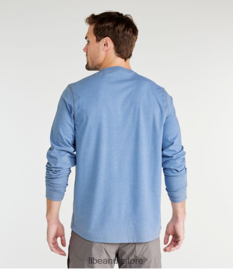 Clothing L.L.Bean Insect Shield Field Tee Baltic Blue Men 0VRR663852