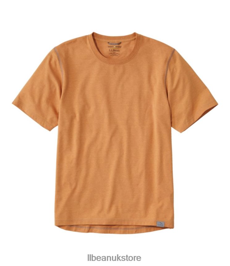 Clothing L.L.Bean Insect Shield Field Tee Dark Amber Men 0VRR664819