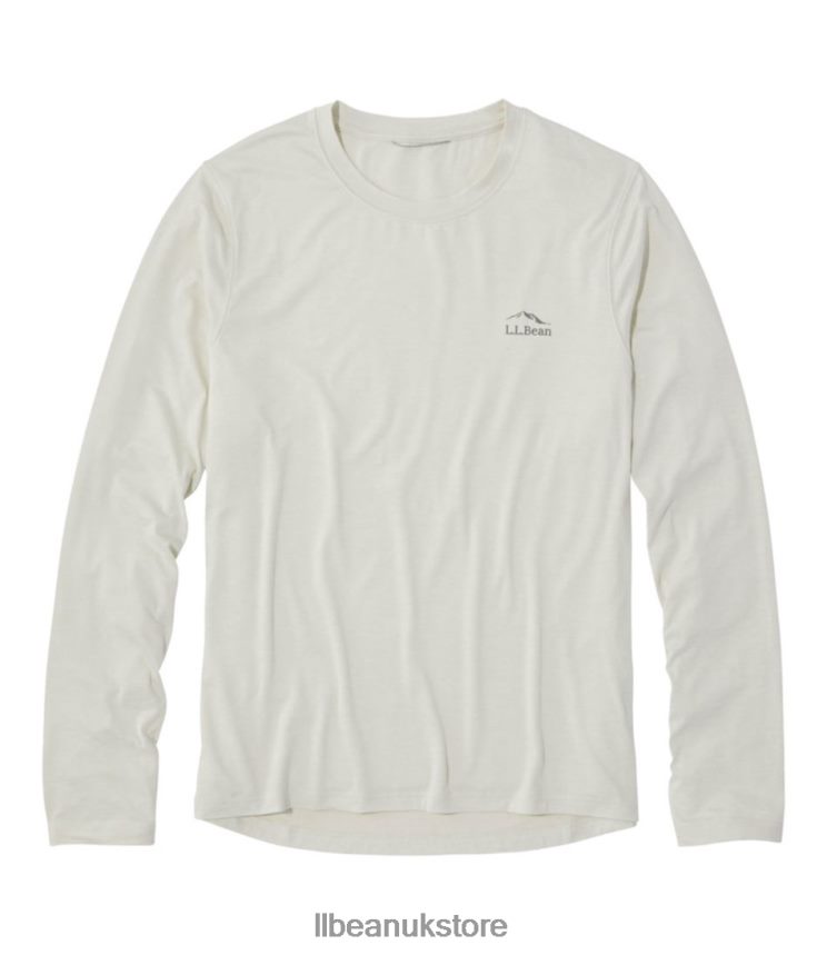 Clothing L.L.Bean Insect Shield Pro Knit Crew Silver Birch Men 0VRR665259
