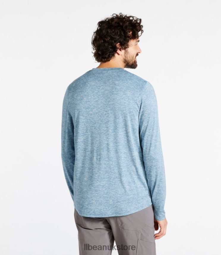 Clothing L.L.Bean Insect Shield Pro Knit Crew Silver Birch Men 0VRR665259