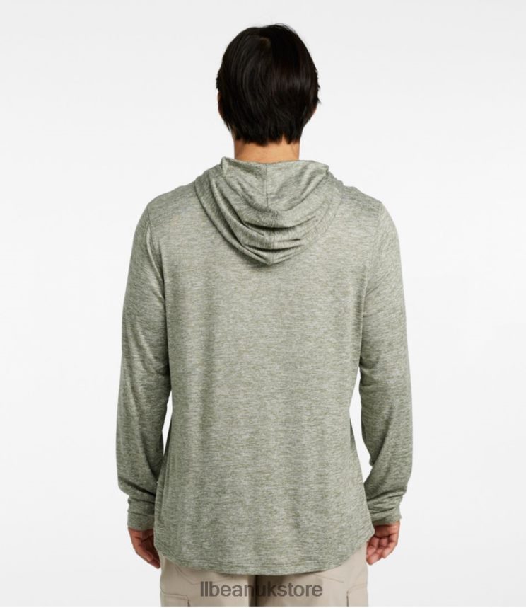 Clothing L.L.Bean Insect Shield Pro Knit Hoodie Slate Heather Men 0VRR665872