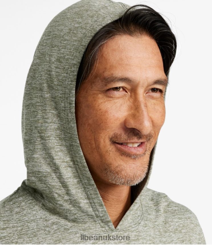 Clothing L.L.Bean Insect Shield Pro Knit Hoodie Slate Heather Men 0VRR665872