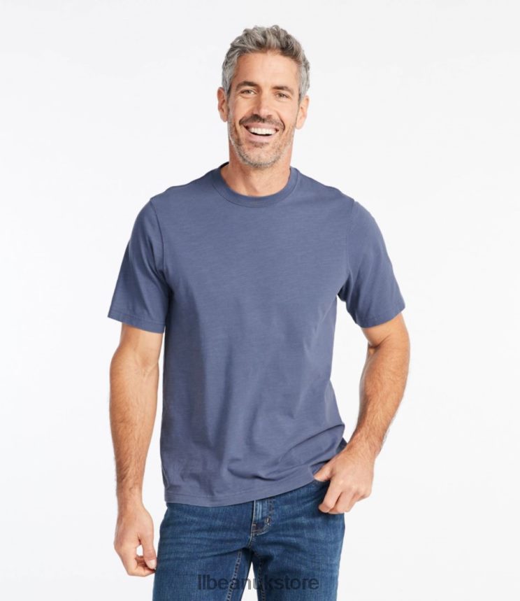 Clothing L.L.Bean Lakewashed Organic Cotton Tee Sea Pine Men 0VRR665747