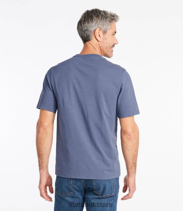 Clothing L.L.Bean Lakewashed Organic Cotton Tee Sea Pine Men 0VRR665747