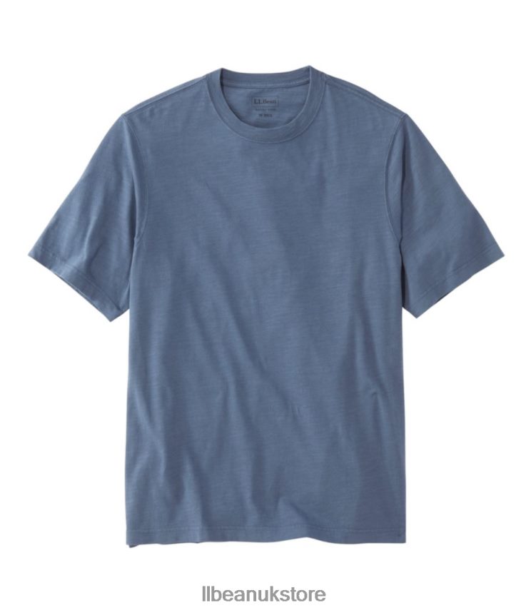 Clothing L.L.Bean Lakewashed Organic Cotton Tee Vintage Indigo Men 0VRR66195