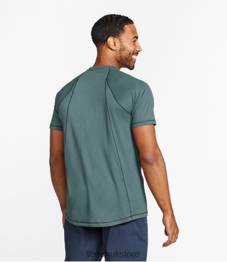 Clothing L.L.Bean Quick-Dry Trail Tee Short-Sleeve Graphite Men 0VRR663154