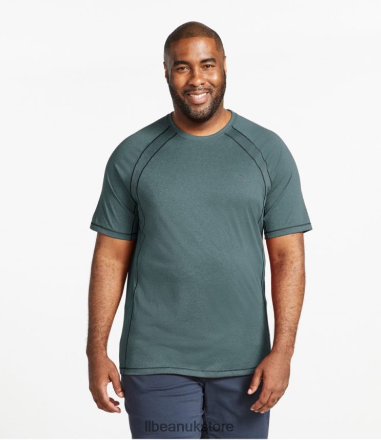 Clothing L.L.Bean Quick-Dry Trail Tee Short-Sleeve Red Ochre Men 0VRR664759
