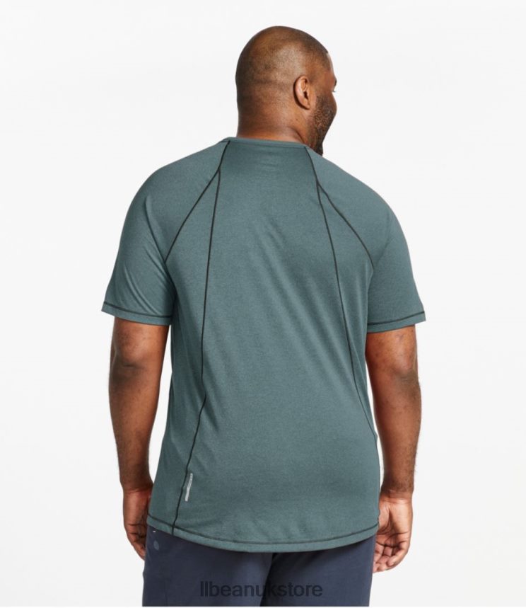 Clothing L.L.Bean Quick-Dry Trail Tee Short-Sleeve Red Ochre Men 0VRR664759