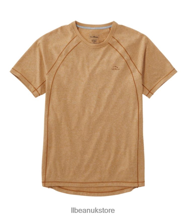 Clothing L.L.Bean Quick-Dry Trail Tee Short-Sleeve Warm Gold Men 0VRR665802