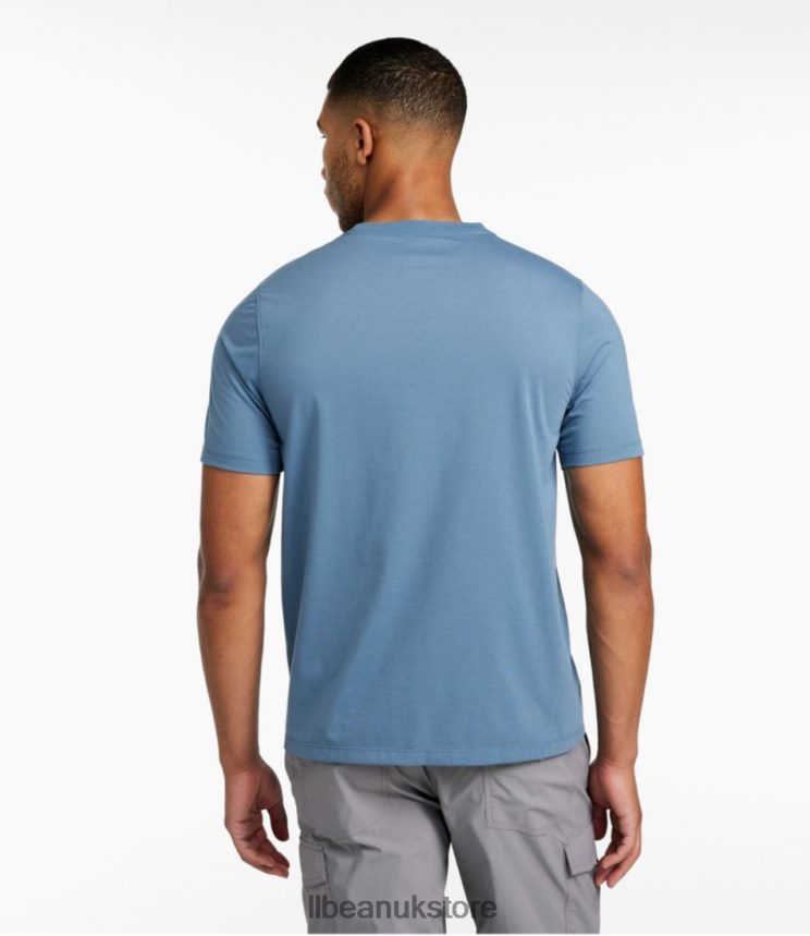 Clothing L.L.Bean Technical Fishing Graphic Tees Slate Men 0VRR666154
