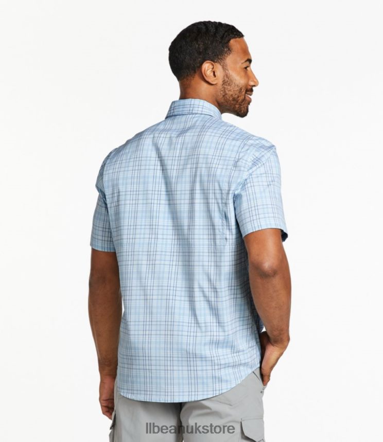 Clothing L.L.Bean Tropicwear Shirt Surf Blue Men 0VRR661535